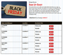 Black Friday sign up sheet