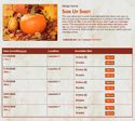 Fall Scene sign up sheet