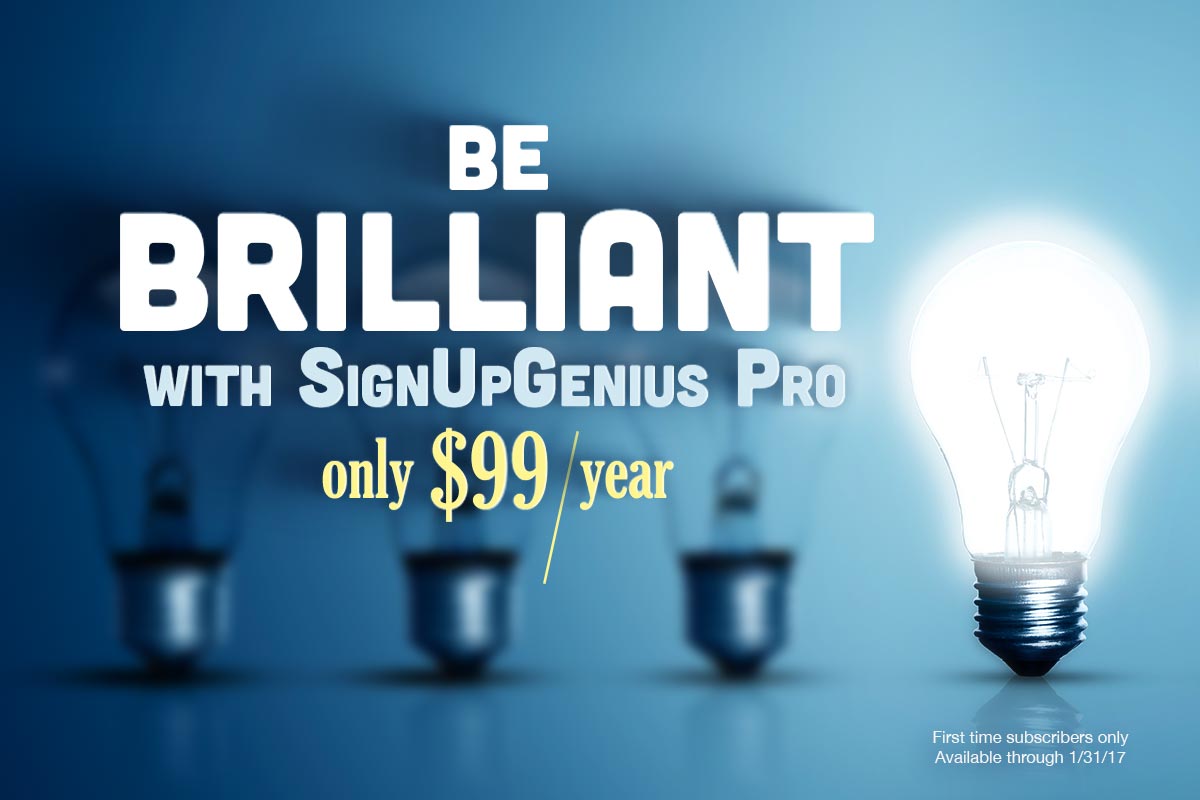 new year special pricing signupgenius 2017