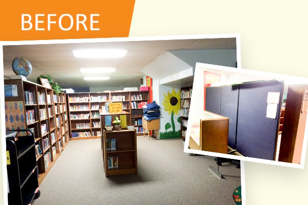 before pictures library makeover st joseph ost