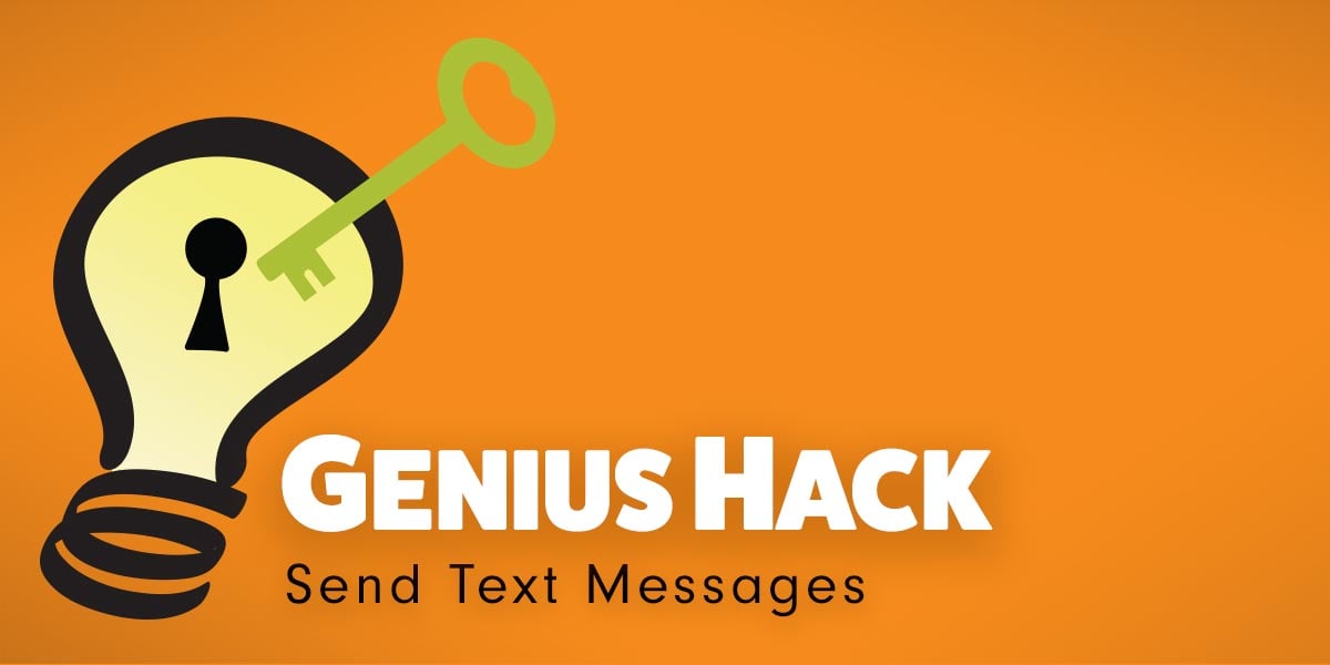 Genius Hack text messaging faq how to guide features 