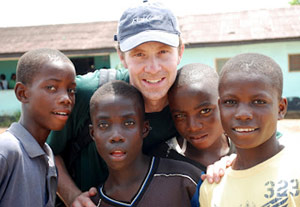 Dan Rutledge in Liberia.