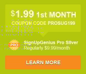 SignUpGenius Jooners Promo