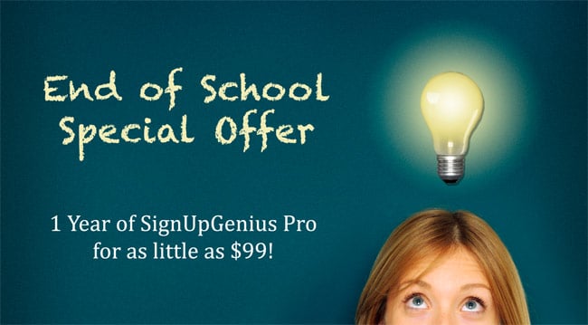 Special End of School Offer!