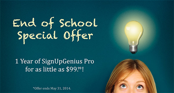 SignUpGenius Promo