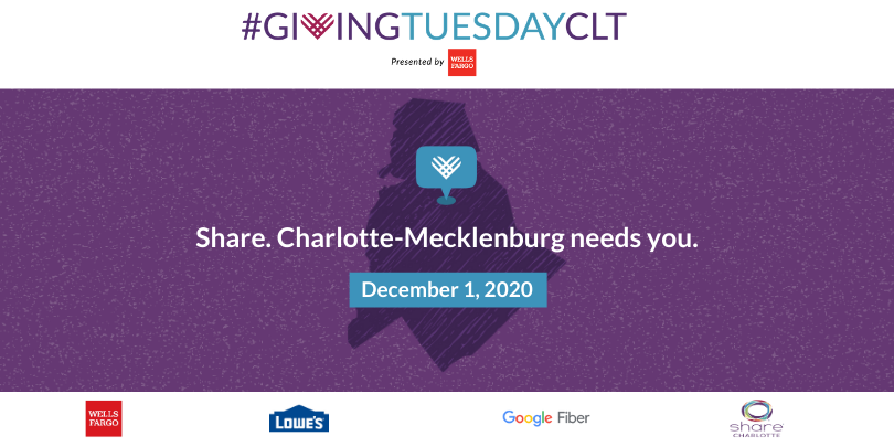 giving tuesday 2020 graphic share charlotte mecklenburg needs you