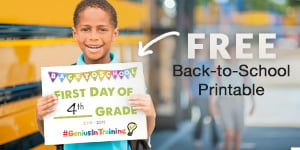 free back to school printable resource first day