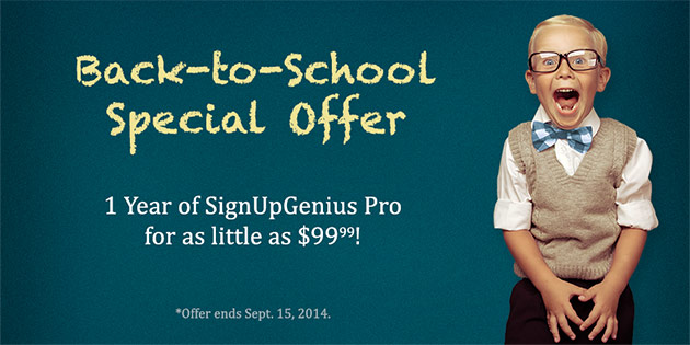 Back to School Special Offer
