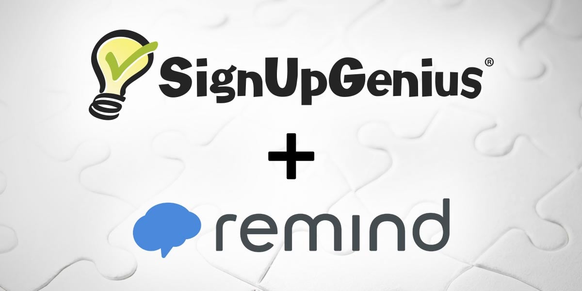 signupgenius remind app integration partnership