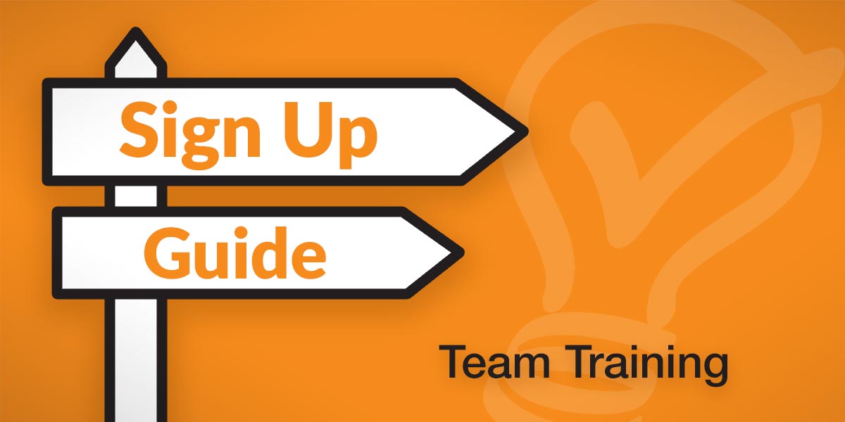 sign up guide team training