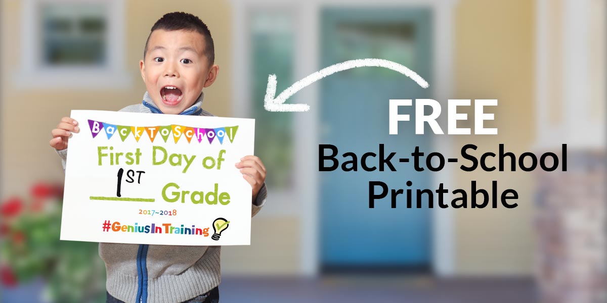 first day of school sign printable free download back to school