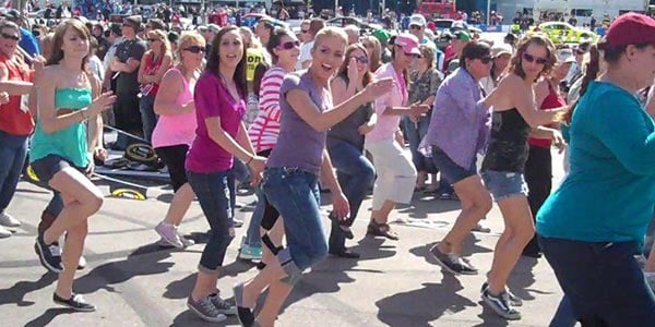 flash mob las vegas organize group dance online sign ups event