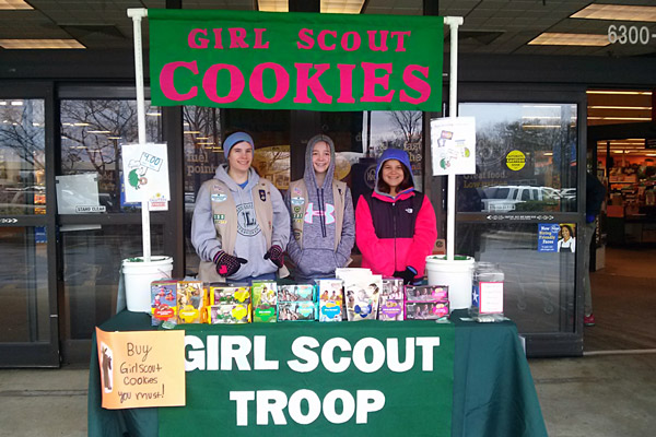 Girl Scout Troop Organizes Cookie Booths with SignUpGenius