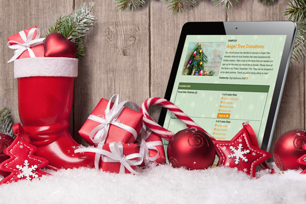 holiday giving gifts signupgenius planning online sign ups