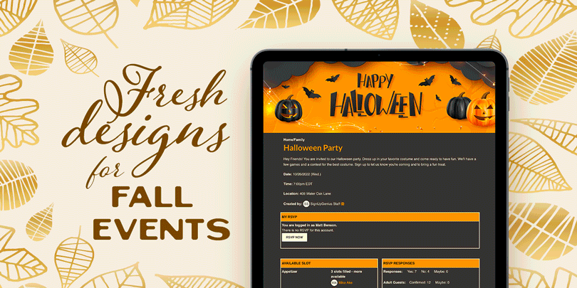 30 Vibrant New Designs for Fall Events