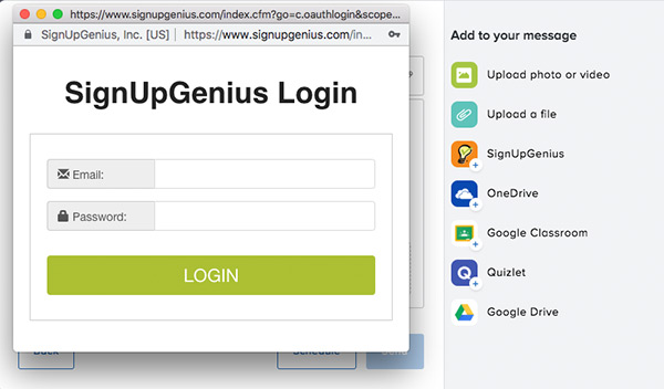 signupgenius remind app integration partnership