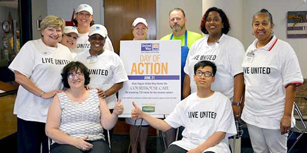 United Way Volunteers Take Action to Feed the Hungry