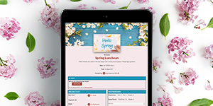 online sign up new spring themes designs photos images background graphics