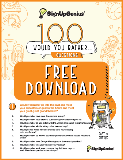 100+ Free & Fun Would You Rather Questions for Kids [Free