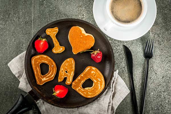 I Love Dad Father's Day Pancakes