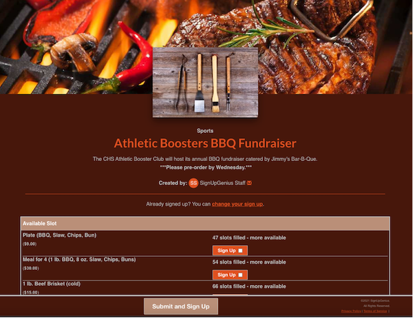 Booster Club Fundraiser: Dickey's Barbecue Pit — Windsor Charter Academy