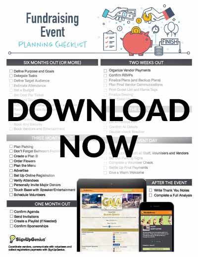 Non Profit Event Planning Template from www.signupgenius.com