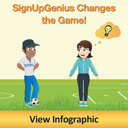SignUpGenius Changes The Game. Click to view Infographic