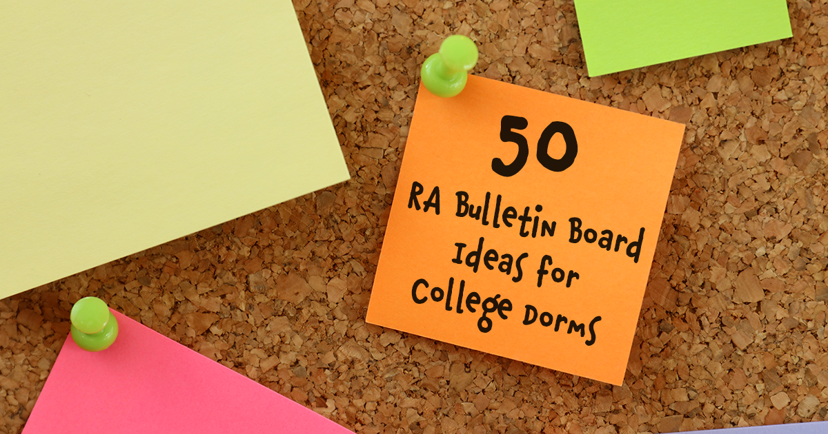 50 RA Bulletin Board Ideas For College Dorms