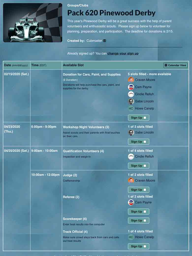 signupgenius com free online sign up forms staff meeting sign in sheet