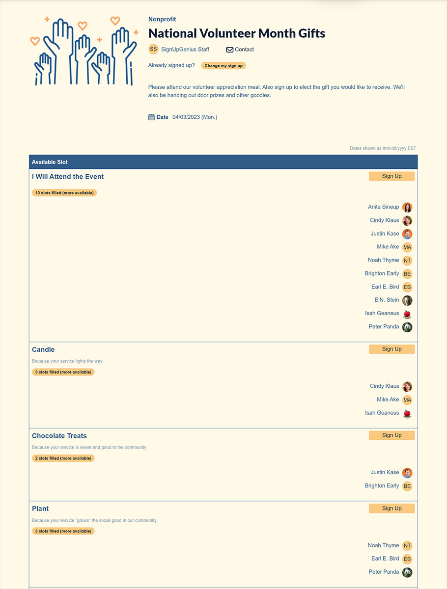 fourth sign up screenshot
