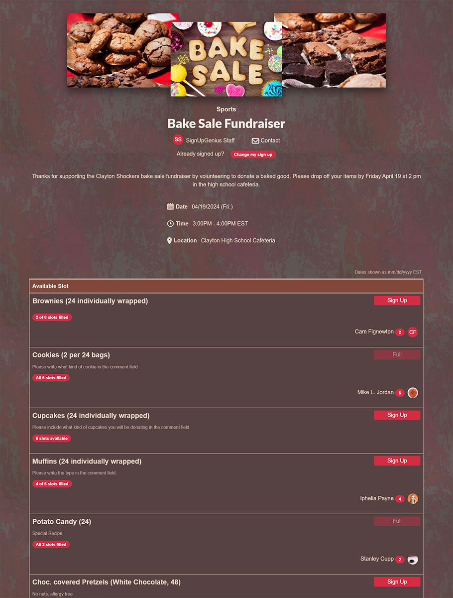 sixth sign up screenshot