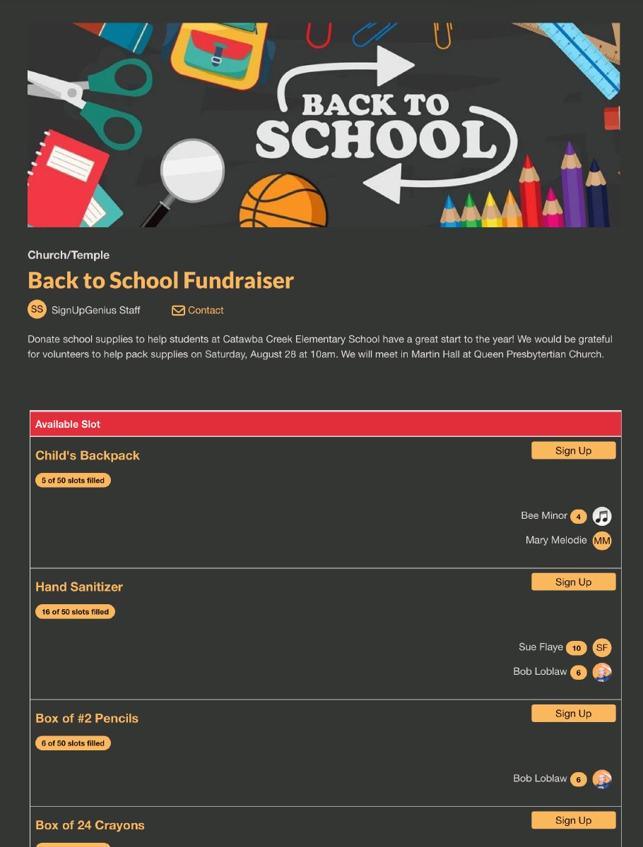 sixth sign up screenshot