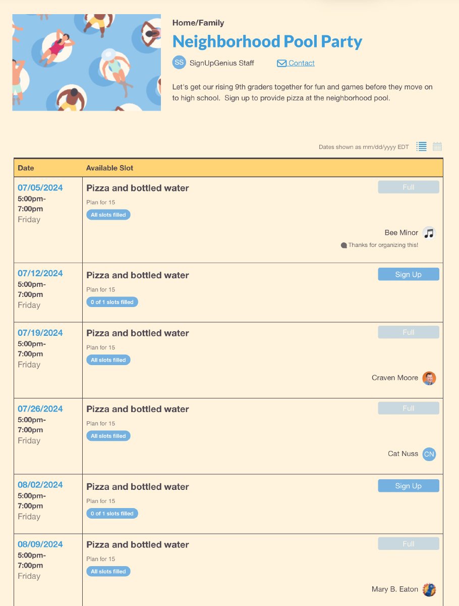 sixth sign up screenshot