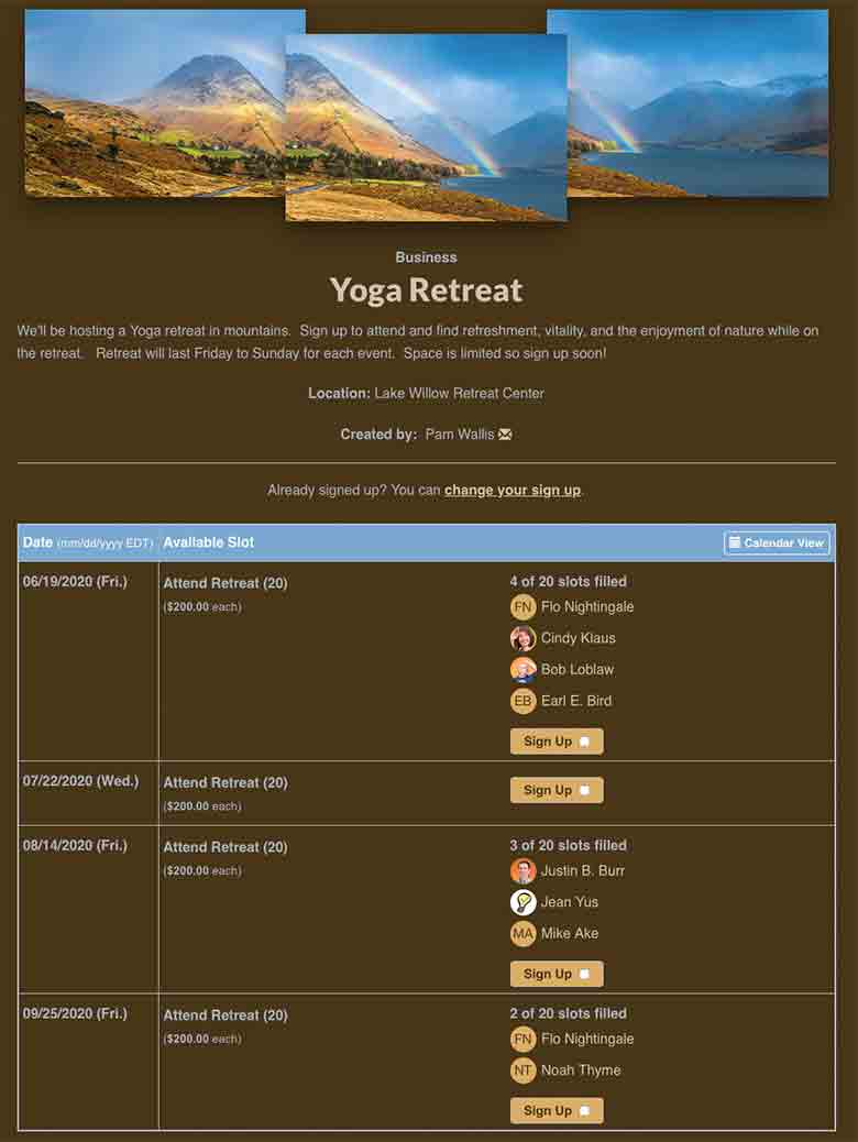 Coordinate Yoga Retreats