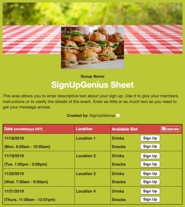 popular picnic foods list