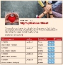Company Service Project sign up sheet