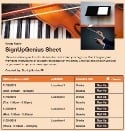 Music Recital sign up sheet