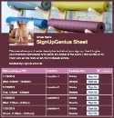 Yoga Studio sign up sheet