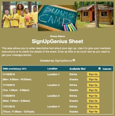 summer camps cabins sleepaway registration scouts scouting counselors sign up form