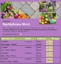 Garden Flowers sign up sheet