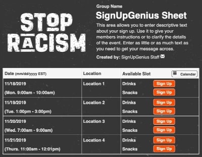 protest march diversity racial equality rights racism justice sign up form