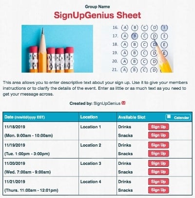 testing proctoring exams pencils tests proctors sign up form