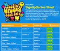 Scholastic Book Fair Spring 2016 2 sign up sheet