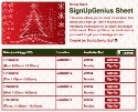 Christmas Tree sign up sheet