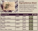 Gift sign up sheet