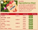 Gift Wrapping II sign up sheet