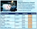 Snowman III sign up sheet