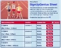 Olympic Kids sign up sheet