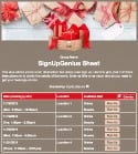 Holiday Gifts 2 sign up sheet
