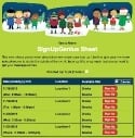 Christmas Caroling sign up sheet